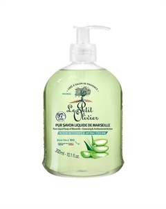 Мыло жидкое марсельское с Алое Вера Action Nettoyante & Antibacterienne 300 Le petit olivier