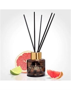 Диффузор для дома с палочками "Лайм Грейпфрукт" 50 Permegi