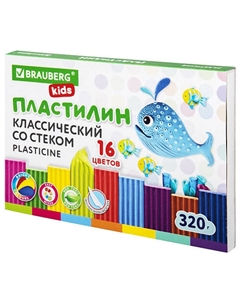 Пластилин классический KIDS Brauberg
