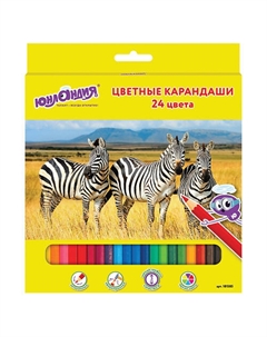 Карандаши цветные Мир животных Юнландия