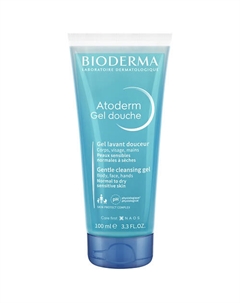 Мягкий очищающий гель для душа для нормальной, сухой и атопичной кожи Atoderm 100 Bioderma