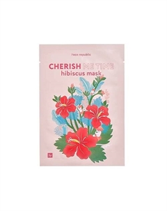 Маска для лица питающая с гибискусом Cherish me time hibiscus mask 23 Face republic