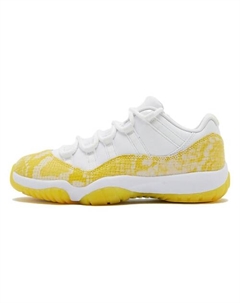 Кроссовки 11 Retro Low Yellow Snakeskin для женщин Nike