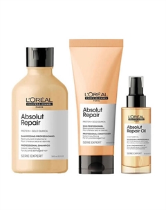 Набор средств для волос Absolut Repair : шампунь+кондиционер+масло L'oreal professionnel