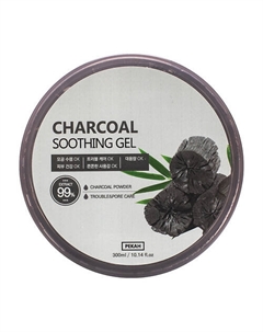 Универсальный гель для лица и тела с чёрным углём Charcoal Soothing Gel 300 Pekah