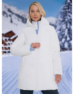 Пуховик женский, Белый Glissade