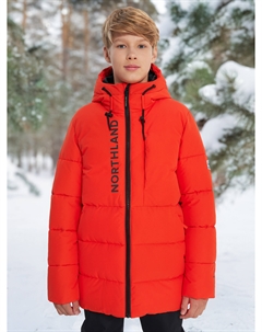 Пуховик для мальчиков, Красный Northland