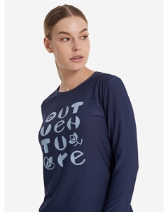 Лонгслив женский, Синий Outventure