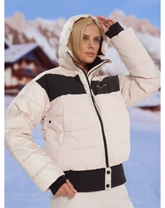 Пуховик женский, Бежевый Glissade