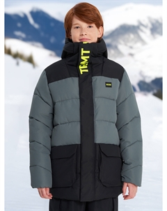 Пуховик для мальчиков, Серый Термит