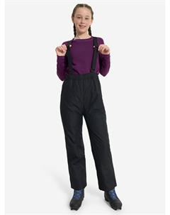 Брюки утепленные для девочек, Черный Nordway