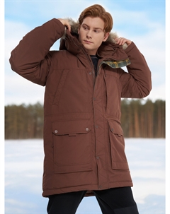 Пуховик мужской, Коричневый Cordillero