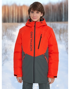Пуховик для мальчиков, Красный Northland