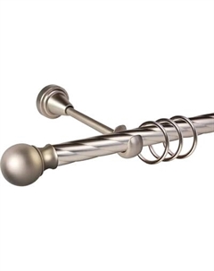 Карниз для штор АС ФОРОС Grace D19К + наконечники Шар Стюард Ас форос