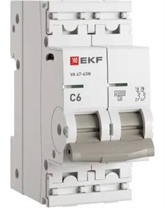 Выключатель автоматический EKF PROxima ВА 47-63N / M634206C Ekf