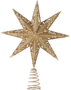 Верхушка для елки Goodwill Xmas 2024 Звезда / PL 52732