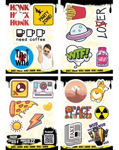 Набор наклеек Nalepking Рандом / RSTPA6_0164