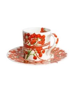 Чашка с блюдцем Taitu Fil Rouge Bacche 5-291