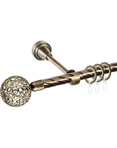 Карниз для штор АС ФОРОС Grace D19К + наконечники Метеор Ас форос