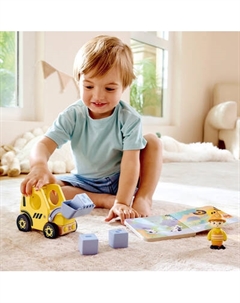 Развивающий игровой набор Hape Бульдозер / E3439_HP