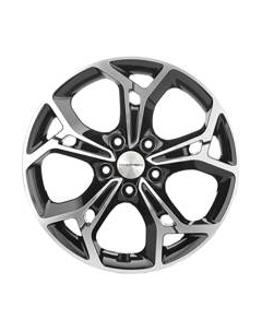 Литой диск Khomen KHW1702 Haval Jolion 17x7" 5x114.3мм DIA 66.5мм ET 37мм Black FP