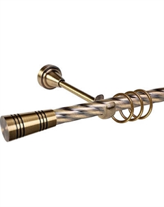 Карниз для штор АС ФОРОС Grace D19К + наконечники Савона Ас форос