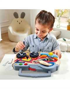 Бизиборд Hape Цвета и формы Маленький гонщик / E1120_HP