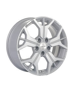Литой диск Khomen KHW1715 RAV4 17x7" 5x114.3мм DIA 60.1мм ET 39мм F-Silver FP