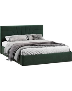 Двуспальная кровать ТриЯ Пандора с ПМ и заглушиной 160x200 Тип 1 Трия