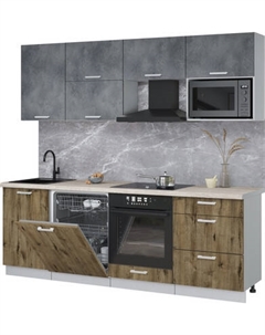 Кухонный гарнитур Интерлиния Мила Лайт 2.3-ПМ2