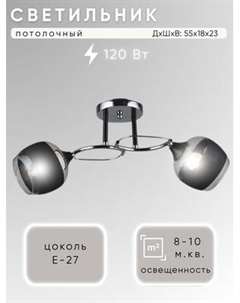 Потолочный светильник Aitin-Pro НПБ 02-2x60-101 / A3791/2 Aitin-pro
