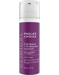 Сыворотка для лица Paula's Choice Clinical 0.3% Retinol + 2% Bakuchiol Treatment Paula's choice