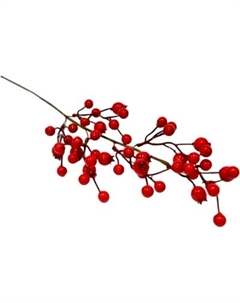 Ветка новогодняя Geliu sala Шиповника / 21LJ-153