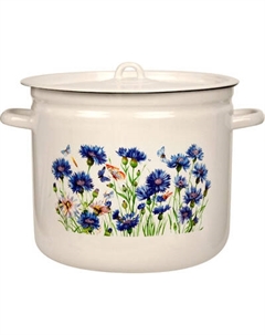 Кастрюля Лысьвенские эмали Васильки С-1624/4ЖмЭК