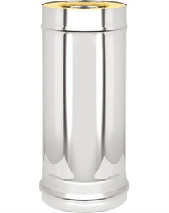 Труба дымохода Везувий AISI 304 0.8/430 0.5 д.200х300 L-0.5м