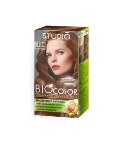 Крем-краска для волос Studio Professional BIOcolor 7.34 Studio professional
