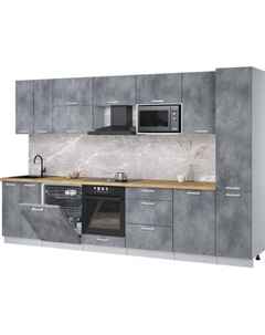 Кухонный гарнитур Интерлиния Мила Лайт 3.3-ПМ2