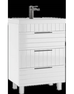 Тумба под умывальник Домино Unit 60 Topaz с тремя ящиками В3