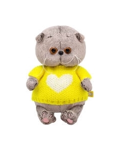 Мягкая игрушка Budi Basa Басик Baby в свитере с сердцем / BB-133 Budi basa