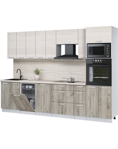 Кухонный гарнитур Интерлиния Мила Лайт 3.0-ПМ3