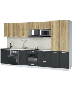 Кухонный гарнитур Интерлиния Мила Лайт 3.5-ПМ4