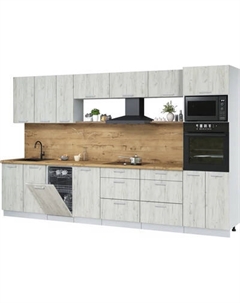 Кухонный гарнитур Интерлиния Мила Лайт 3.5-ПМ3