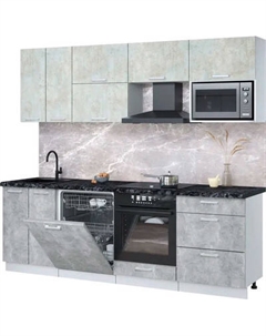 Кухонный гарнитур Интерлиния Мила Лайт 2.4-ПМ2