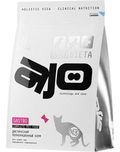 Сухой ветеринарный корм для кошек AJO Vet Dieta Gastro Ajo