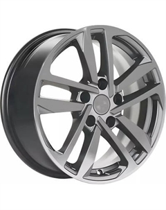 Литой диск Khomen KHW1612 Octavia A7 16x6.5" 5x112мм DIA 57.1мм ET 46мм Gray