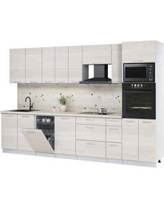 Кухонный гарнитур Интерлиния Мила Лайт 3.2-ПМ3