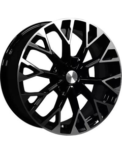 Литой диск Khomen KHW1718 Qashqai 17x7" 5x114.3мм DIA 66.1мм ET 40мм Black FP