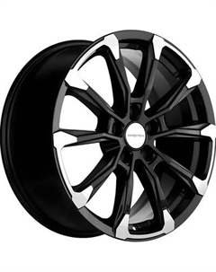 Литой диск Khomen KHW1808 Exeed TXL 18x7.5" 5x108мм DIA 65.1мм ET 35мм Black FP