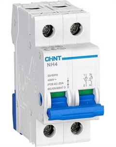 Выключатель нагрузки Chint NH4 2P 32А (DB) (R) / 398040