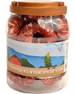 Лакомство для собак Nord Farm Пончики из мраморной утки / NF-TR050 Nord farm